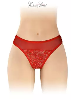 Tanga rouge ouvert Ava - Fashion Secret