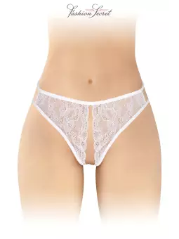 String blanc ouvert Victoria - Fashion Secret
