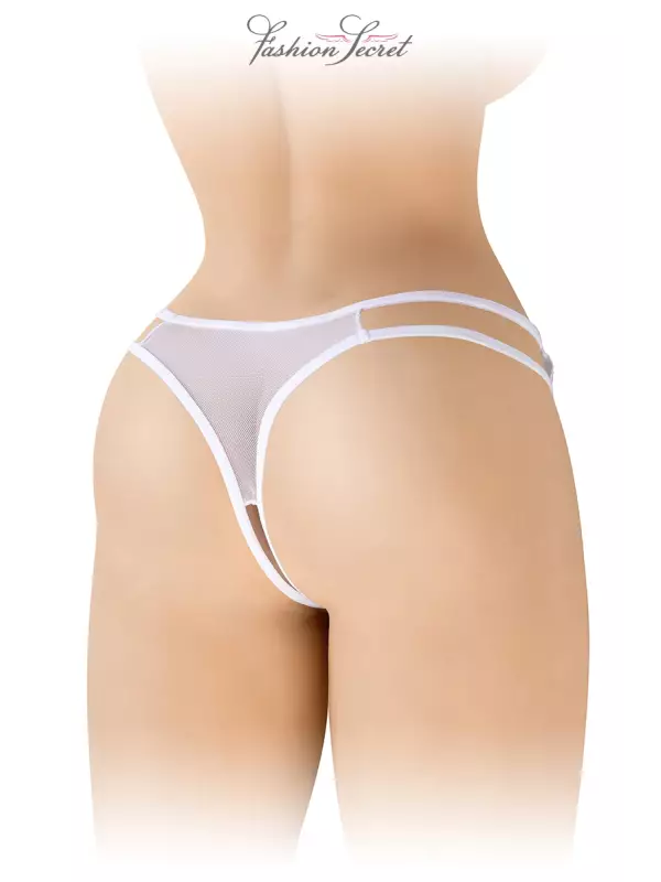 String blanc ouvert Victoria - Fashion Secret