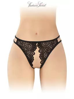 Culotte noire ouverte Annette - Fashion Secret