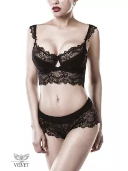 Ensemble culotte et balconnet dentelle - Grey Velvet