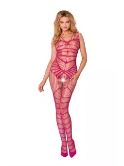 Combinaison résille CA004 - Fuchsia