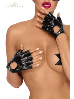 Gants mitaines en wetlook F264