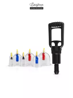 Coffret 6 ventouses Cupping Set - EasyToys Fetish Collection