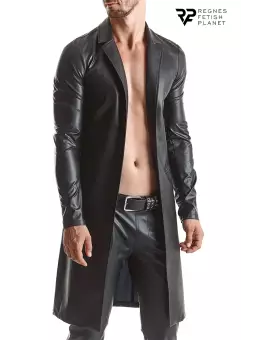 Manteau long wetlook Sergio - Regnes