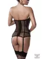 Corset bustier à jarretelles - Grey Velvet