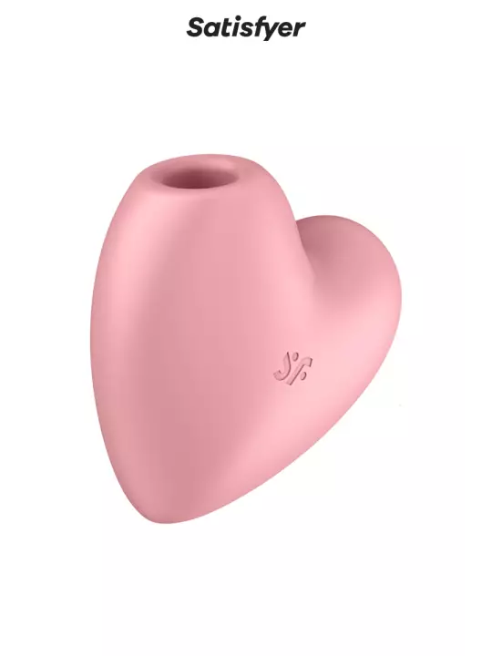Double stimulateur Cutie Heart rose - Satisfyer