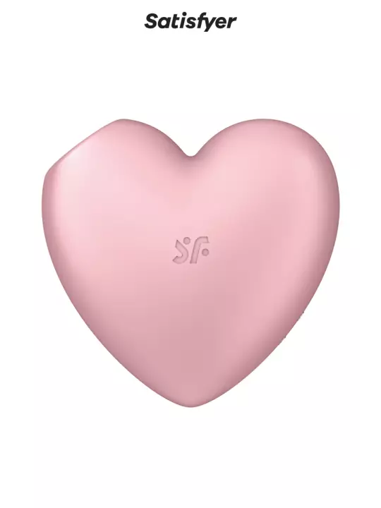 Double stimulateur Cutie Heart rose - Satisfyer
