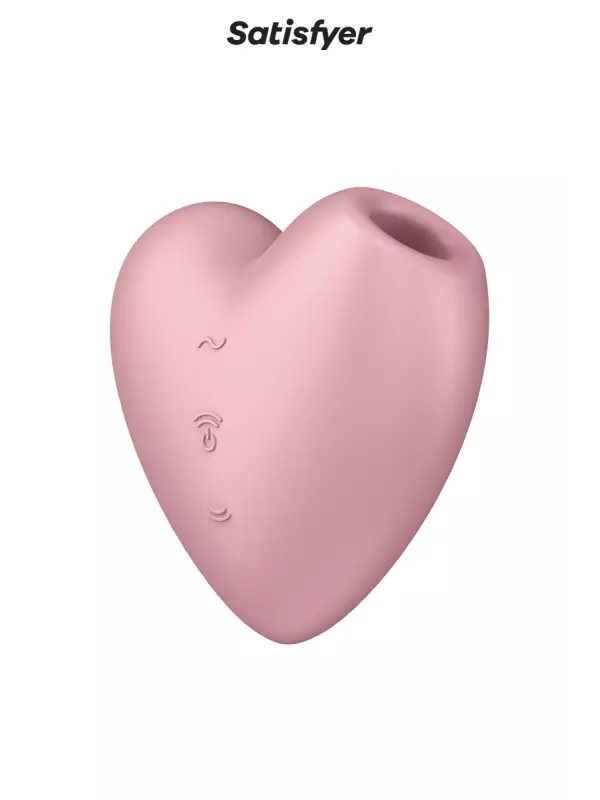 Double stimulateur Cutie Heart rose - Satisfyer