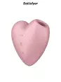 Double stimulateur Cutie Heart rose - Satisfyer