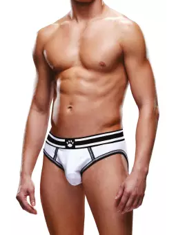 Slip ouvert blanc et noir - Prowler