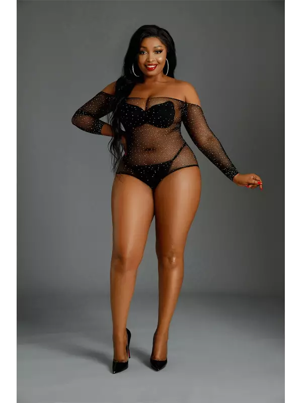 Body résille N°09 Queen Size - Moonlight