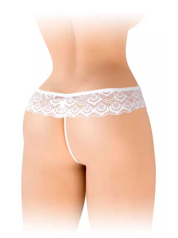 String ouvert Alicia blanc - Fashion Secret