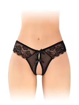 String ouvert Alicia noir - Fashion Secret
