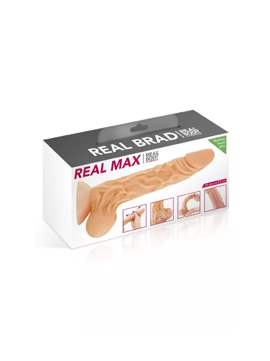 Gode ultra-réaliste 24 cm - Real max