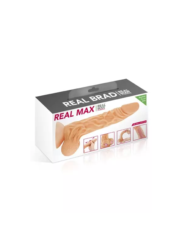 Gode ultra-réaliste 24 cm - Real max