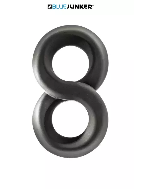 Double cockring en 8 - Blue Junker