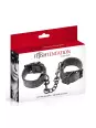 Menottes simili cuir ajustables - Fetish Tentation