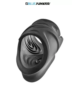 Masturbateur vibrant automatique avec stries - Blue Junker