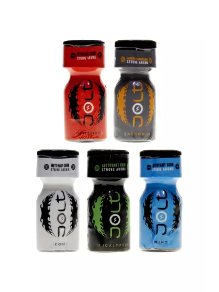 Pack 5 poppers parfumés Jolt 10ml