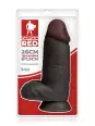 Gode XXL Colossus Black 26 x 7,5 cm - Captain Red