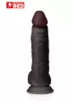 Gode réaliste The Intense Black 24 x 5 cm - Captain Red
