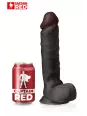 Gode réaliste The Intense Black 24 x 5 cm - Captain Red