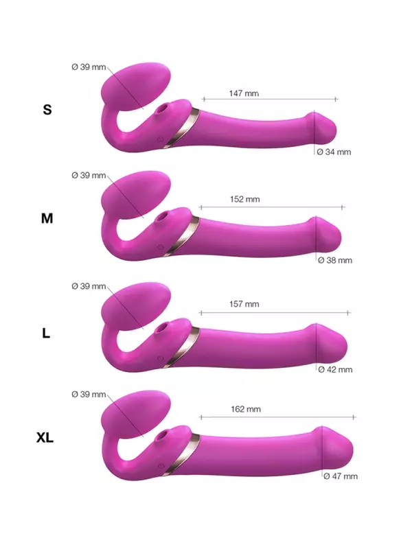 Strap-on-me Multi Orgasm Fuchsia S