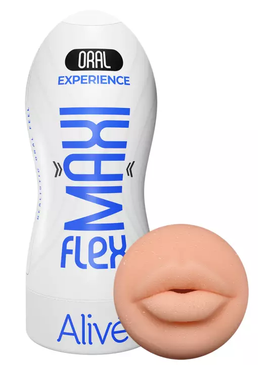Masturbateur Maxi Flex Oral Experience - Alive Masturbateur Maxi Flex Oral Experience - Alive