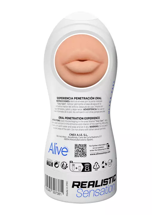 Masturbateur Maxi Flex Oral Experience - Alive Masturbateur Maxi Flex Oral Experience - Alive