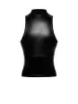 Top zippé Glam F324 vinyle et wetlook Top zippé Glam F324 vinyle et wetlook
