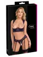 Ensemble lingerie ouverte violet - Cotelli Lingerie Ensemble lingerie ouverte violet - Cotelli Lingerie