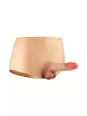 Culotte avec gode réaliste plein