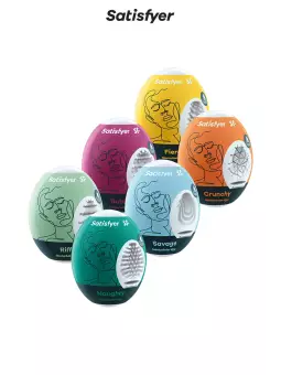 Pack de 6 Satisfyer Eggs assortis