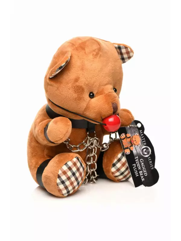 Ours en peluche bâillonné