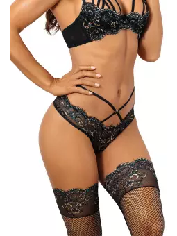 String dentelle Noir V-10368 - Axami