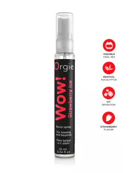 Spray buccal excitant Wow menthol fraise glaçé
