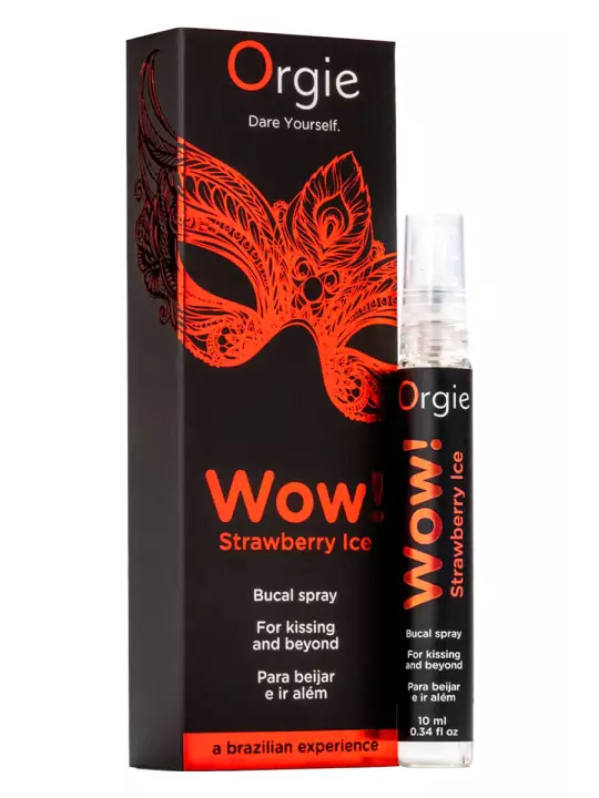 Spray buccal excitant Wow menthol fraise glaçé