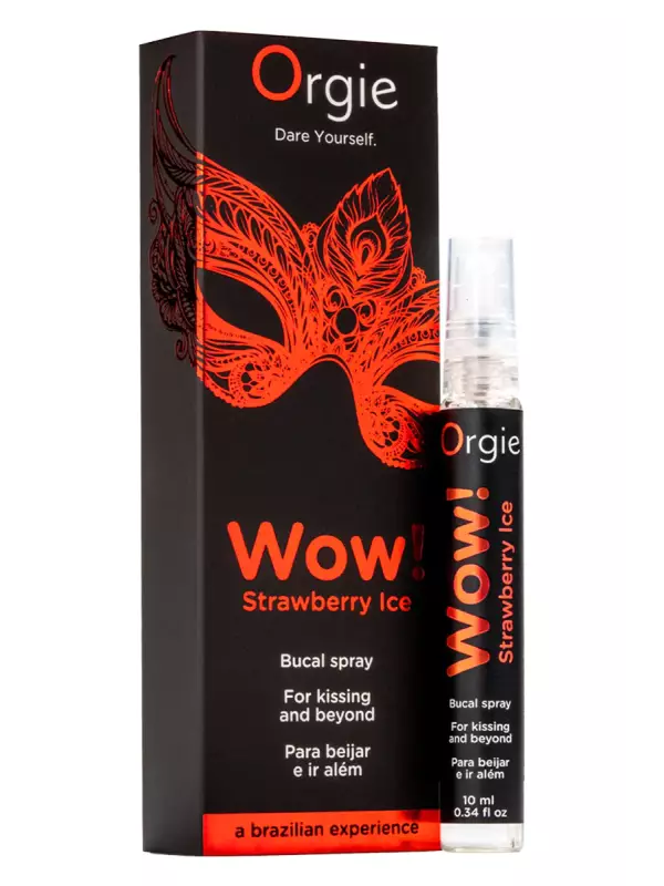 Spray buccal excitant Wow menthol fraise glaçé