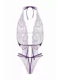 Body string ouvert Renee violet - Christine
