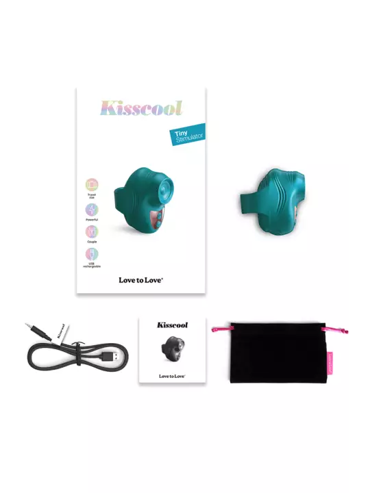 Stimulateur clitoridien Kisscool vert - Love to Love
