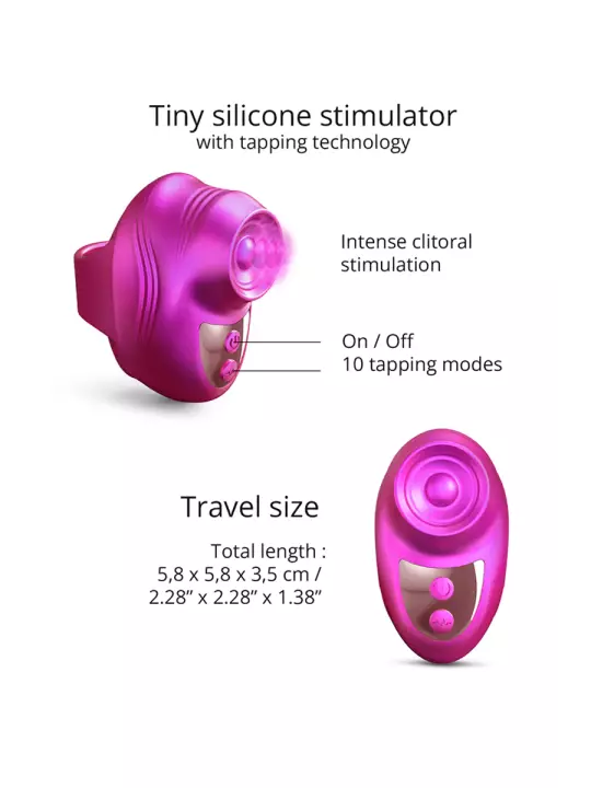 Stimulateur clitoridien Kisscool fuchsia - Love to Love