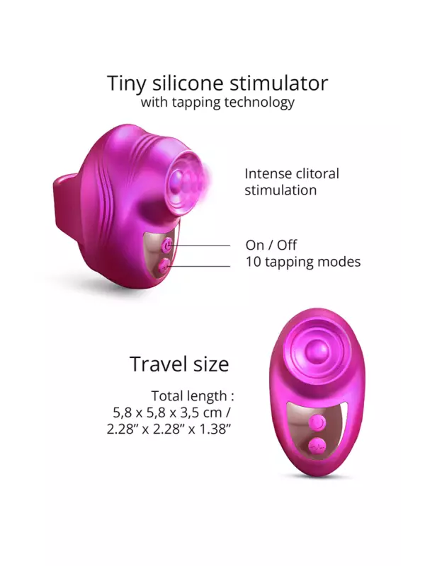 Stimulateur clitoridien Kisscool fuchsia - Love to Love